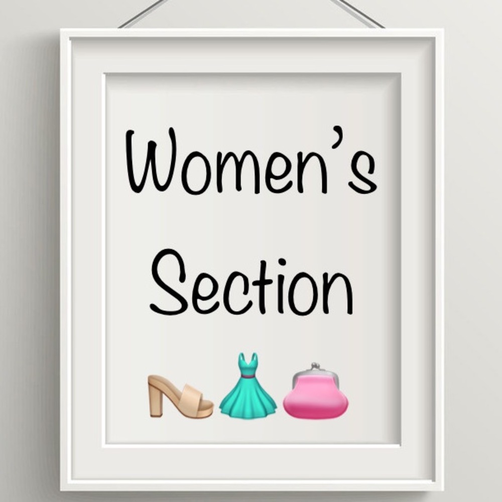 Women’s section ➡️